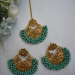 Maang Tikka With Drop Earrings