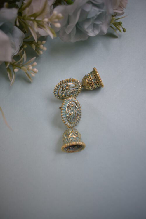 Gold Toned Drop Earrings