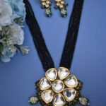 Indian Traditional Kundan And Meenakari Long Necklace Set