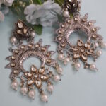 Beautiful Oxidised German Silver Chandbali Earrings