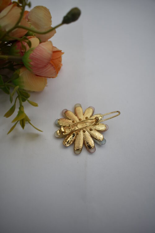 Crystal Petal Hair Clip