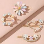 Crystal Fashion Hair Clip Pack of 4